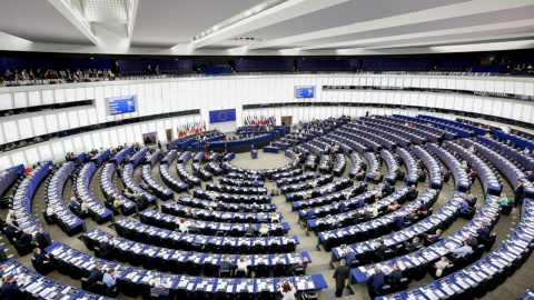 Imagen del pleno de la Eurocámara en Estrasburgo. EFE/ Marc Dossmann