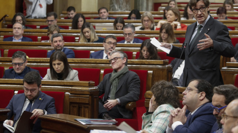 Sesion de control en el Parlament