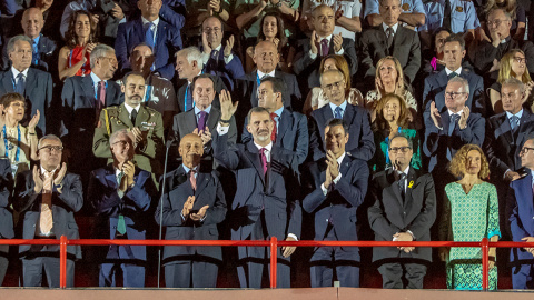 El rei Felip VI, en la cerimònia d'inauguració dels Jocs del Mediterrani. / Tarragona 2018.