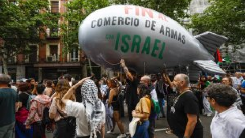 El Orgullo Crítico de Madrid marcha contra el genocidio de Israel contra Gaza