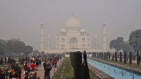 Visitantes al Taj Mahal /Architecture and Design