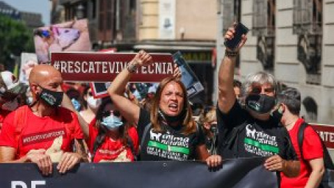 Organizaciones animalistas exigen en Madrid el "rescate inmediato" de los animales de Vivotecnia