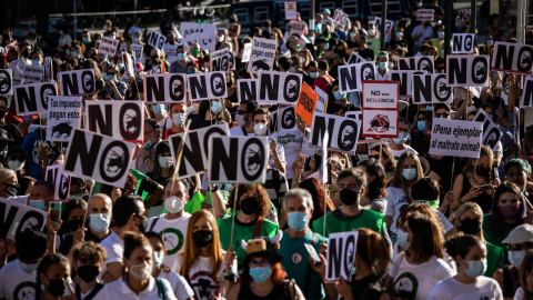 18/09/2021 Manifestación por la abolición de la tauromaquia en Madrid