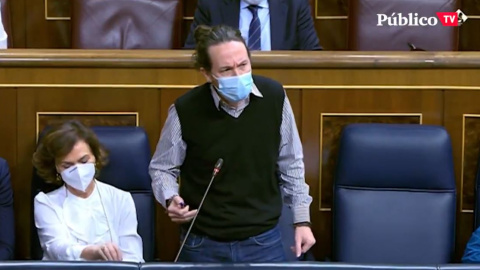 El dardo de Pablo Iglesias a Santiago Abascal: "No ha dado un palo al agua, solo ha vivido del dinero público"