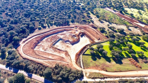 Obras que la empresa Berkeley realiza en el Retortillo (Salamanca). EFE/WWF