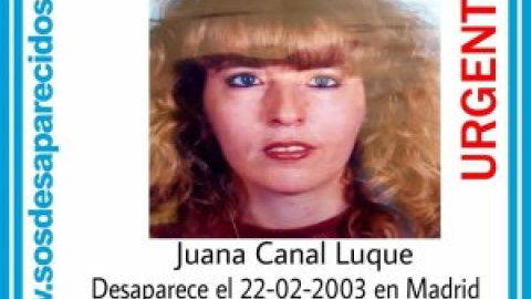 Detenido la expareja de Juana Canal, mujer desaparecida desde hace 19 años