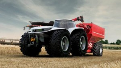 El tractor eléctrico del futuro: autónomo, modular y alimentado por hidrógeno y baterías