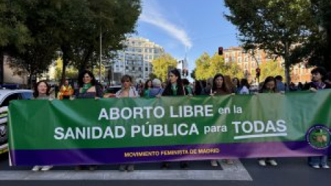 Una manifestación reivindica en Madrid el aborto libre en la sanidad pública