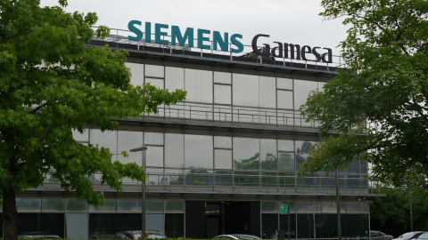 Fachada de la sede de Siemens Gamesa, en Zamudio (Vizcaya). E.P./H.Bilbao