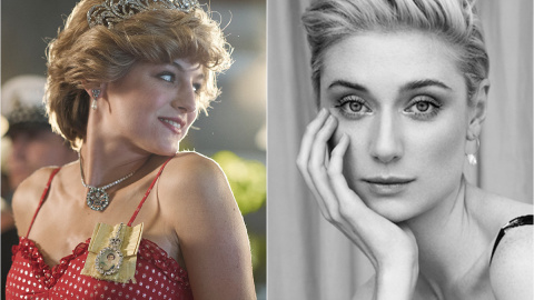 Emma Corrin como Lady Di en 'The Crown'