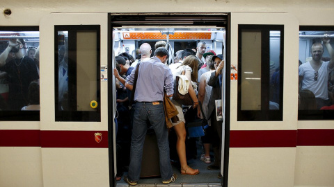 Metro de Roma./REUTERS