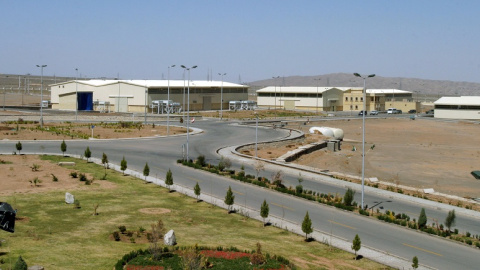 Vista del complejo de uranio enriquecido de Natanz en Irán