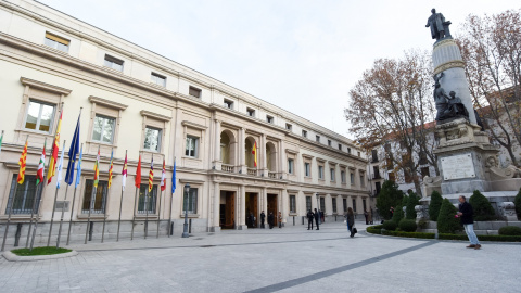 Edificio del Senado, a 20 de diciembre de 2022, en Madrid (España).