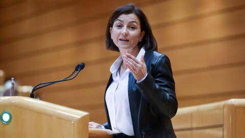 La senadora de PSC, Eva María Granados, interviene durante el debate de los Presupuestos Generales del Estado (PGE) en el Senado, a 12 de diciembre de 2022, en Madrid (España).