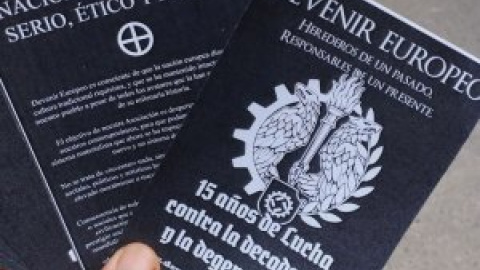 El grupo nazi que Interior no ilegaliza fue identificado por la Policía como difusor de símbolos de odio