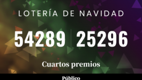 54289 y 25296, los cuartos premios de la Lotería de Navidad 2022