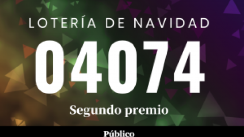 04074, el segundo premio de la Lotería de Navidad 2022