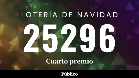 El segundo cuarto premio del sorteo de Navidad.