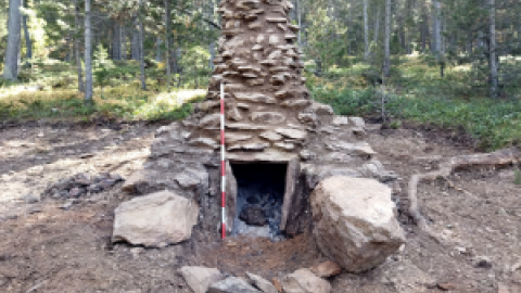 Reconstrueixen un forn de ferro de l'època romana al Pirineu català