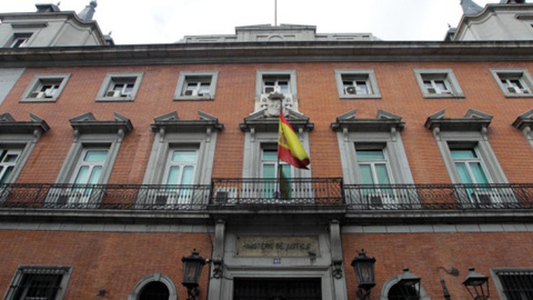 Fachada del Ministerio de Justicia. LA MONCLOA