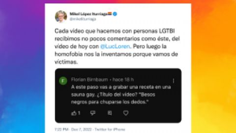 Mikel López Iturriaga retrata el odio que sufren las personas LGTBI en las redes sociales