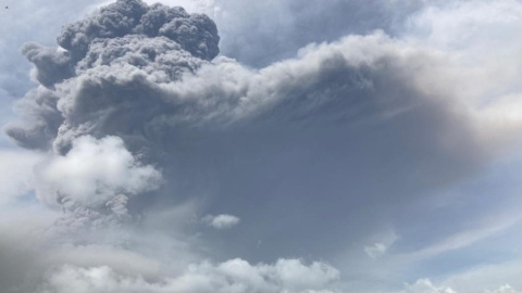 Volcán de San Vicente y las Granadinas.