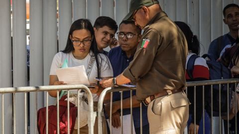 Control migrantes Tijuana