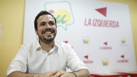 El coordinador federal de IU, Alberto Garzón. Europa Press