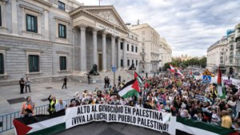 Miles de personas protestan en Madrid contra el genocidio de Israel en Gaza: "Nos jugamos el futuro de la Humanidad"