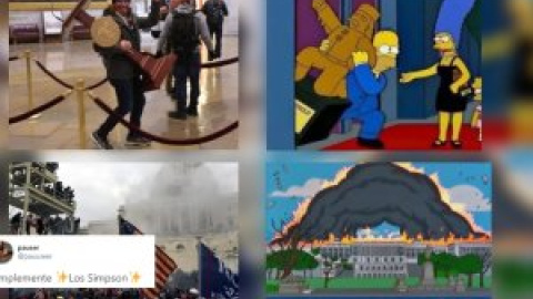 Los Simpson predicen lo imprevisible: la entrada al Capitolio ya no es sólo ficción