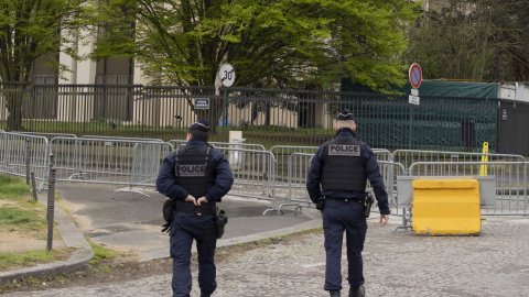 Imagen de archivo de policías en Francia.