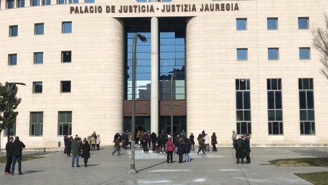 Vista de la sede de la Audiencia Nacional de Navarra. EP