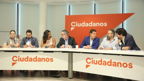 Reunión de la Ejecutiva Nacional de Ciudadanos presidida por Albert Rivera. EUROPA PRESS/Archivo