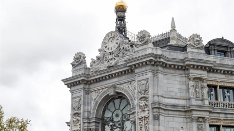 Fachada del Banco de España, en Madrid. E.P./Óscar J.Barroso