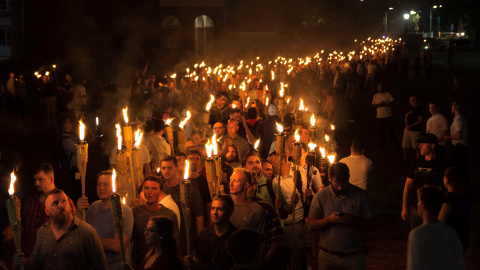 Marcha de supremacistas blancos en Virginia, EEUU./REUTERS