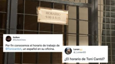 El horario que recuerda a la Oficina del Español de Toni Cantó