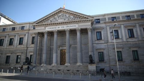 27/05/2020.- Imagen de archivo de la fachada del Congreso de los Diputados. Eduardo Parra / Europa Press