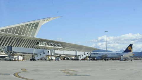 Imagen del aeropuerto de Bilbao.