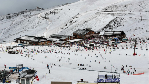 Vista de la estación de esquí de Sierra Nevada (Granada). E.P.