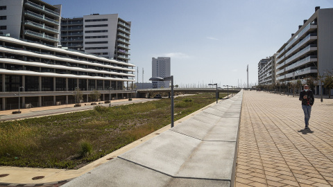 Façana marítima de Badalona.