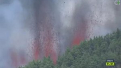 Las impresionantes imágenes de la erupción volcánica en La Palma