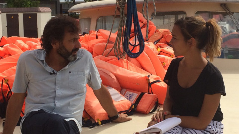 Entrevista a Oscar Camps, de Proactiva Open Arms. / E.E