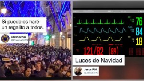 "Las próximas luces de Navidad, las del techo del hospital"