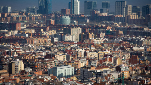 Panorámica de la ciudad de Barcelona, a 30 de enero de 2020.