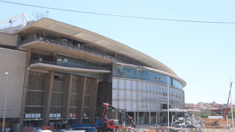 Imatge d'arxiu de les obres de l'Spotify Camp Nou, l'estadi del FC Barcelona