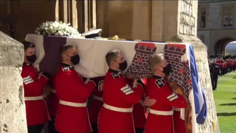 Solemne despedida de la Familia Real británica al Duque de Edimburgo