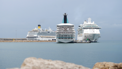 Creuers atracats al Port de Tarragona