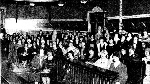 I Congreso Nacional de Matronas en mayo de 1929.