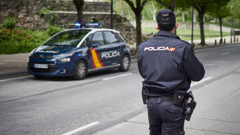 Un agente de la Policía Nacional en una fotografía de archivo.