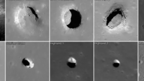 La NASA descubre cuevas debajo de la superficie de la Luna